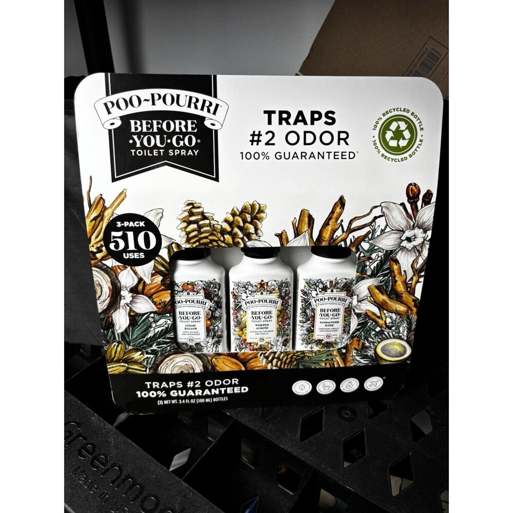 Poo-Pourri Before You Go Toilet Spray Variety Pack 3x3.4 Ounce Bottles